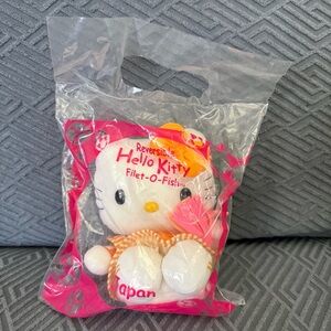 New Sanrio Hello Kitty Reversible Plush McDonald's FIFA 2002 Japan Filet-O- Fish